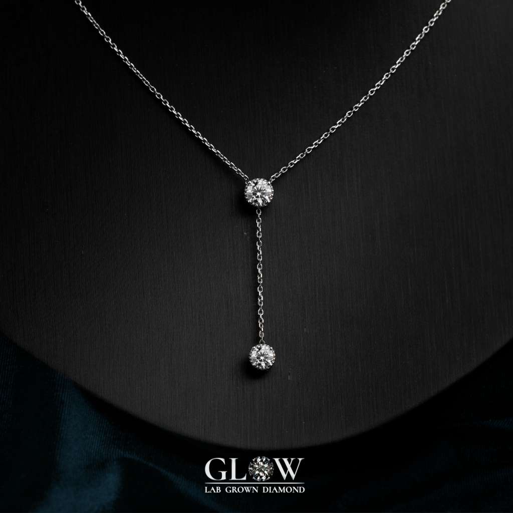 สร้อยคอเพชร Necklace Round 0.56 Carat