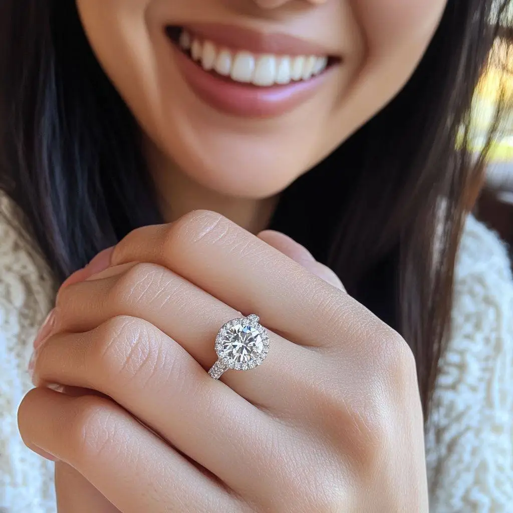 แหวนเพชรแล็บ แหวนเพชร