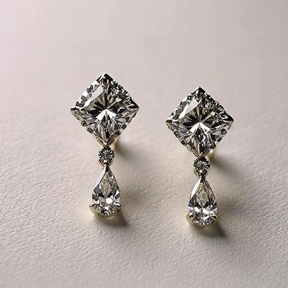 ต่างหูเพชร