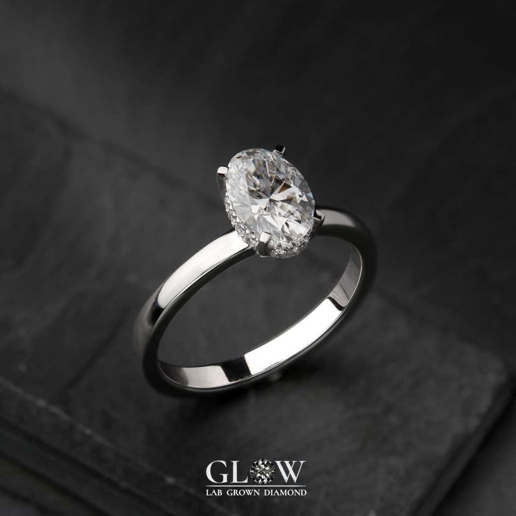 RW14K00576A เพชรแล็บ เพชรแล็บ แหวนหมั้น